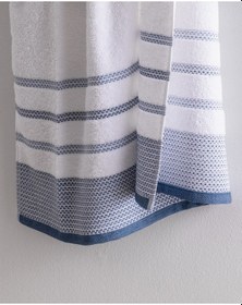 Resim Madame Coco Luth Pamuklu Banyo Havlusu - Lacivert/mavi - 70x140 Cm 8684427297872 Çok Renkli 