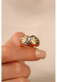 Resim Çgk Çiğdem Gürel Kuyumculuk Altın Anne Yüzüğü Yaldız 