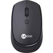 Resim Lenovo Lecoo WS202 1600 Dpı 4 Tuşlu Siyah Kablosuz Mouse (4835) 