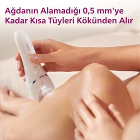 Resim Philips BRE730/05 Epilatör (Yüz+Koltuk altı+Bikini Bölgesi+Bacak)Islak Ve Kuru,Işıklı,Kablosuz 