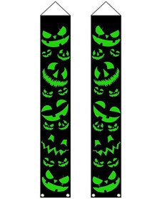 Resim Cadılar Bayramı Afişli Kapı Perdesi, Şık Hediye Dekorasyonu, Stil 6 - Yongtao 12+ 