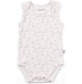 Resim Boumini Kolsuz Bebek Çıtçıtlı Atlet Bebek Body Zürafa-zürafa Çok Renkli 