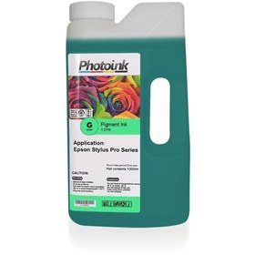 Resim PHOTO INK (Akıllı Mürekkep) EPSON Stylus Pro için 1000 ml GREEN Pigment Plotter Mürekkep (T-EPR) 