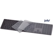 Resim Şeffaf Apple Magic Keyboard-2 Ile Uyumlu Klavye Koruyucu A1843 Uk-us İngilizce-türkçe Baskı McStorey