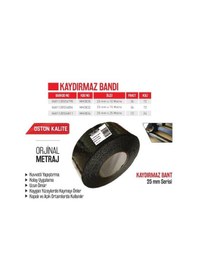 Resim Bay-Tec MK0830 Kaydırmaz Bant 25 MM x 10 M Siyah 
