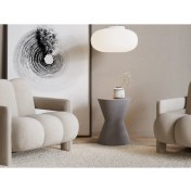 Resim Echo Furniture Ediz Bazalt Gri Sehpa 