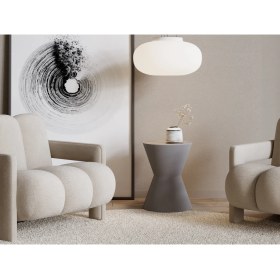 Resim Echo Furniture Ediz Bazalt Gri Sehpa 
