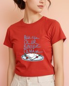 Resim Buzsuz Olur, Bunsuz Olmaz Crop Tişört 