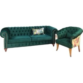 Resim 3A Mobilya Icon Chesterfield Berjer 