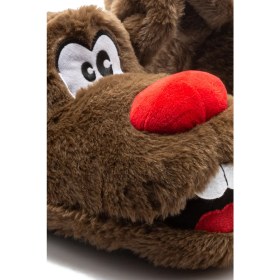 Resim Twigy Dento Kadın Hayvanlı Panduf Kahverengi 36/41 