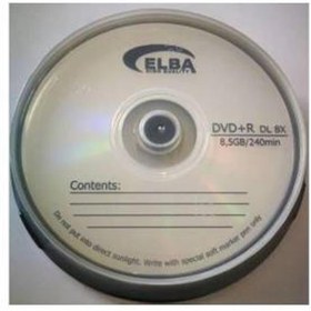 Resim Elba DVD+R 8.5GB DL 240MIN 8X 10 luCakebox 