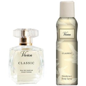 Resim Vivien Classic 100 Ml Kadın Parfüm Ve Deodorant Seti Aromatik 