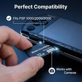 Resim WQDMKE PSP Aksesuarları/Kamera Hafıza Kartı için Orijinal MS 32GB Bellek Çubuğu PRO Duo (MARK2) 