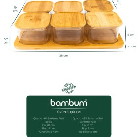 Resim Bambum Quatro 6'lı Kahvaltılık Seti 