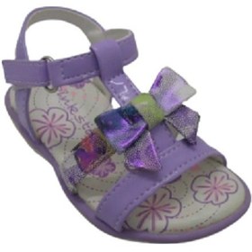 Resim ANGELOKIDS 2227 FİYOKLU İLK ADIM SANDALET 19-23 LILA 