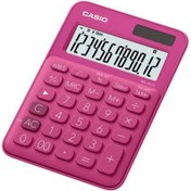 Resim Casio MS-20UC-RD 12 Hane Koyu Pembe Masa Üstü Hesap Makinesi 