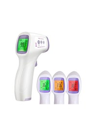 Resim Yifomall Beyaz Abs Kızılötesi Alın Termometresi - 32 C-42.9 C Ölçüm, 3-5cm Mesafe, 32 Veri Saklama 