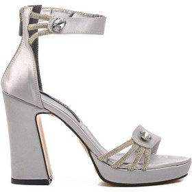 Resim Gümüş Kadın Abiye Ayakkabı 23110916y Z Gümüş 