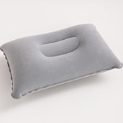 Resim Outdoor 1 adet Rahat Şişme Yastık, Ofis, Araba, Kamp, Yürüyüş ve Siesta için Uygun - Boyun ve Bel Desteği Sağlar, Çok Fonksiyonlu Şişme Seyahat Yastığı - Uçak, Ofis Keçisi ve Açık Hava Macerası Boyun Desteği için, Çıtçıtlı Kapatma ile Yıkanabilir Mikrofiber Kapak 