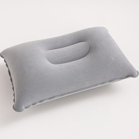 Resim Outdoor 1 adet Rahat Şişme Yastık, Ofis, Araba, Kamp, Yürüyüş ve Siesta için Uygun - Boyun ve Bel Desteği Sağlar, Çok Fonksiyonlu Şişme Seyahat Yastığı - Uçak, Ofis Keçisi ve Açık Hava Macerası Boyun Desteği için, Çıtçıtlı Kapatma ile Yıkanabilir Mikrofiber Kapak 