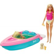 Resim Barbie Bebek ve Teknesi Oyun Seti 