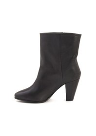 Resim Rouge Kısa Topuklu Kadın Günlük Bot 9555-01 Siyah 