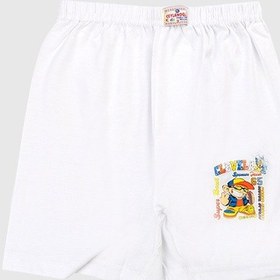 Resim Ceylanoğlu 6'lı Beyaz Erkek Çocuk Baskılı Paçalı Külot- 320 Beyaz 