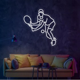 Resim HONEY CONCEPT Tenis Oyuncusu Neon Led 