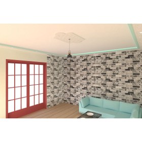 Resim MOTİFPİYER Motifpiyer Lamba Tavan Göbeği-55-dikdörtgen-56x95cm-2adet 