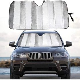 Resim Genel Markalar Oto Ön Cam Katlanabilir Güneşlik Araç Torpido Koruyucu Perde (BÜYÜK JUMBO BOY 140 * 70CM) 