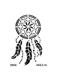 Resim Airbrush Tattoo Düş Kapanı Yapışkanlı Stencil Süsleme Ve Boyama Kalıbı Stencil Kalıp 