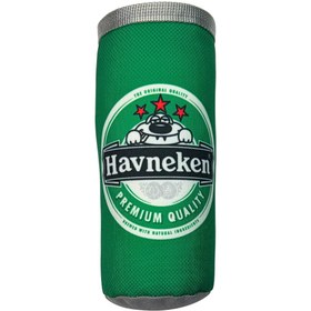 Resim Havneken Kutu İçecek Sesli Peluş Köpek Oyuncağı 