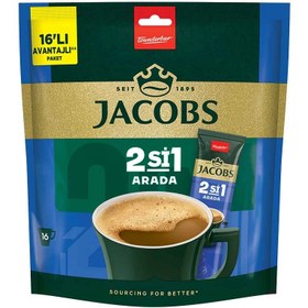 Resim Jacobs 2'si 1 Arada Kahve 16'lı 