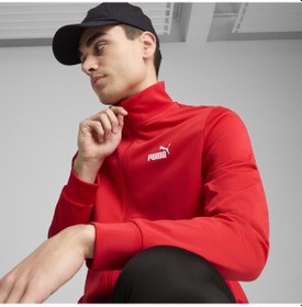 Resim Puma 68484711 Ess Poly Erkek Eşofman Takımı Kırmızı 