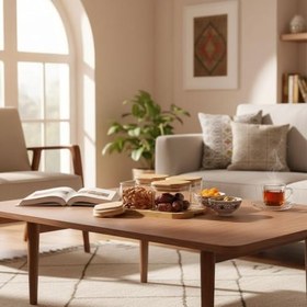 Resim Bambu Kapaklı Cam Kahvaltılık Seti | Ahşap Standlı | Şık Tezgah Üstü Baharat ve Kuruyemiş Düzenleyici Kavanoz (4'lü ve 6'lı Seçenek) (Bambu, 4'lü Set) 