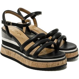 Resim Sandalet Kadın Diğer 63201-e5 Repo Nero Siyah 