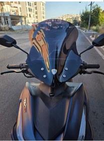 Resim Motocam Volta Revolt Rsx3 Ön Cam 2022-2026 Model 43cm Siyah Renkli Sportif 