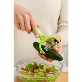 Resim 3 Başlıklı Plastik Soyacak Yeşil 