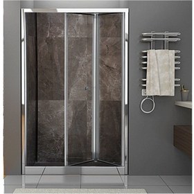 Resim Duşakabincim 80 Cm Katlanır Sürgülü Cam Duşakabin 