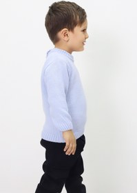 Resim Cloudy Kids Erkek Çocuk Bisiklet Yaka Triko Kazak 
