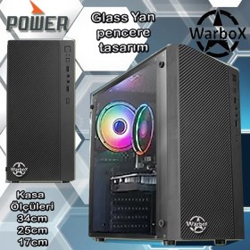 Resim WarboX Fox 20" Monitör- Xeon X5650 24gb Ram 256gb SSD 250gb HDD R7 240-4gb E.kartı Gaming Takım Bilgisayar 