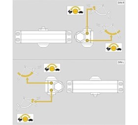 Resim Mcreative Kapı Hidroliği 300 Serisi Dar Tip Montaj Ayarlı (2-4) (40-80 Kg) Kapı Yayı, Gümüş 