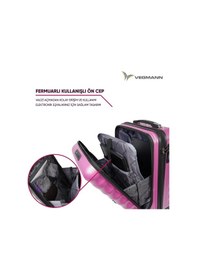 Resim Vegmann Wave Laptop Bölmeli Violet Kabin Boy Valiz Violet 