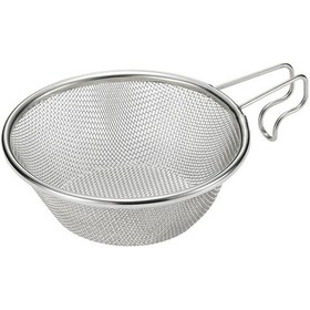 Resim Mufunye Çelik Kolanlı Eliksir Süzgeci, Sierra Cup, Paslanmaz Çelik - Ağ Izgara Deseni Çok Renkli 