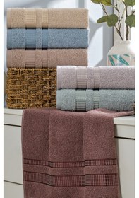 Resim 6lı El Havlu Seti 50x85 Yıldız A.kahve-mavi-kahverengi-lila-mint Yeşili-mürdüm A.kahve-mavi-kahverengi-lila-mint Yeşili-mürdüm 