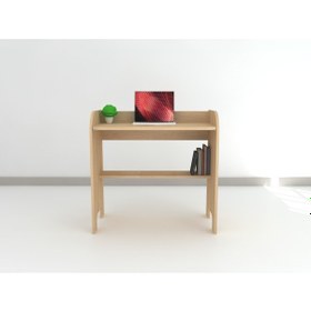 Resim Arthubo Mini Çalışma Masası Kompakt Laptop Ve Öğrenci Masası, Ahşap Görünümlü, Ergonomik Tasarım Çok Renkli 