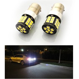 Resim Fardoktoru P21w Uyumlu Tek Duy Beyaz Led Geri Vites Oto Ampulü Photon Ph7219 