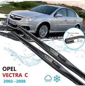 Resim Opel Vectra C Kasa Ön Cam Hybrid Silecek Takımı 2002-2008 