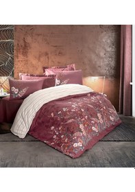 Resim Cotton Box Feminen Tek Kişilik Nevresim Takımı Vina Bordo 
