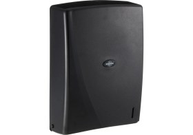 Resim Rulopak R-1312S Modern Z Kat 400'LÜ Havlu Dispenseri, Plastik, Siyah 